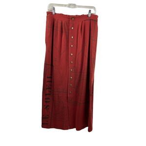 Visual Professional vintage button down skirt Sz M
